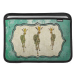 Golden Giraffes Retro Macbook Sleeve