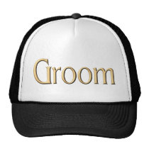 Golden Groom hat hats