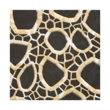 Golden Interwebs Gallery Wrapped Canvas