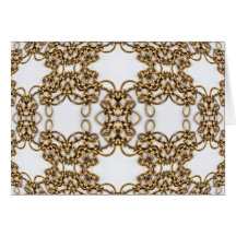 Golden Knotwork Card