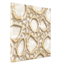 Golden Latte Interwebs Canvas Print
