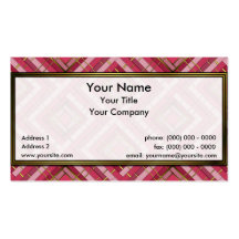 Golden Lattice 3-4-3 Sm Any Colour Business Card