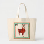 Golden Llama Art Bag