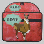 Golden Llama Love Mac Book Sleeve macbook sleeves