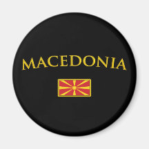 Golden Macedonia Fridge Magnets