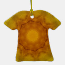 Golden Mandala Christmas Ornaments