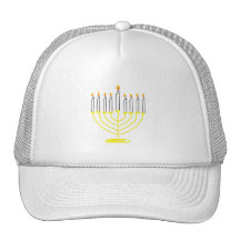 Golden Menorah Hats