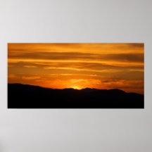 Golden Mountain Sunset Print