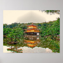 Golden Pavilion Print