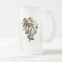Golden Poker Girl 2 Coffee Mugs