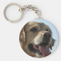 Golden Retriever Keychain