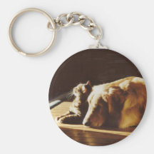 Golden Retriever Keychain Special Friends