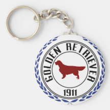 Golden Retriever Keychains