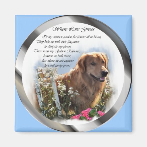 Golden Retriever Lovers Gifts Refrigerator Magnets