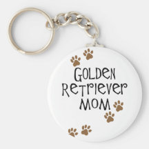 Golden Retriever Mum Keychain