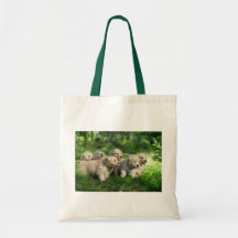Golden Retriever Puppies Tote Bag