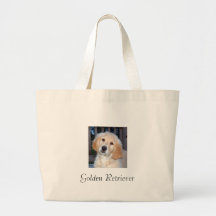 Golden Retriever Puppy Canvas Bag