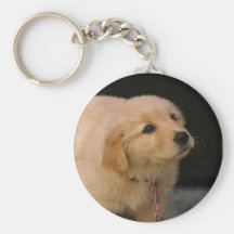 Golden Retriever Puppy Key Chain