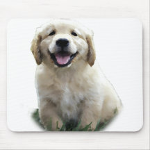 Golden Retriever Puppy Mouse Pad