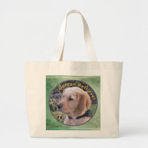 Golden Retriever Puppy Tote Bag