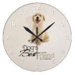 Golden Retriever Puppy Wall Clock