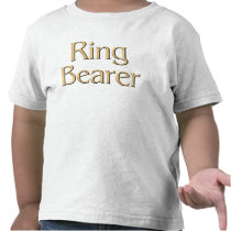 Golden Ring Bearer t-shirt t-shirts