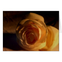 "Golden Rose" Card With Poem