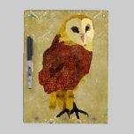 Golden Ruby Owl Dry Erase Board dry erase boards