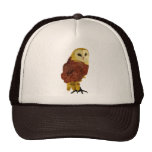 Golden Ruby Owl Lid Mesh Hat