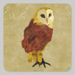 Golden Ruby Owl Sticker stickers
