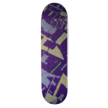 Golden Section Purple Skate Board