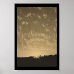 Golden Setting Sun Poster Print