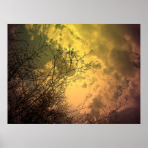Golden Sky over Centre Island, Toronto V8 Print