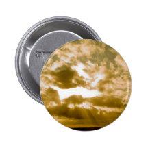 golden sky pinback button