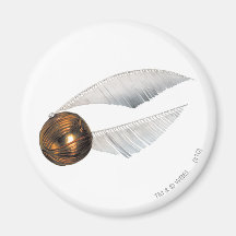 Golden Snitch Refrigerator Magnets