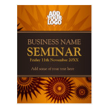 Golden Sun Business Seminar Workshop Postcards