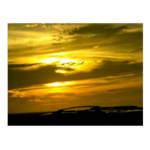 Golden Sunset Post Cards