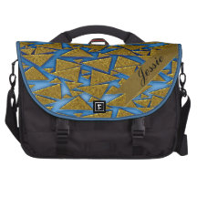 Golden Triangles Commuter Bag