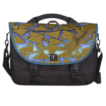 Golden Triangles Commuter Bag