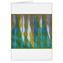 Golden Turquoise Lavender Greeting Cards