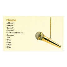 ♫ Golden Vocals ♫ Business Card