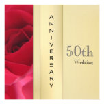 Golden Wedding Anniversary Invitation