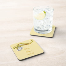 Golden Wedding Coaster