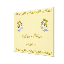 Golden Wedding Gallery Wrapped Canvas