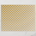 Golden Yellow Carbon Fibre Patterned Flyer