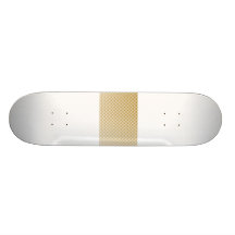 Golden Yellow Carbon Fibre Patterned Skate Board Deck