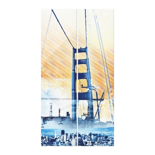 GoldengateBridge SanFrancisco Iconic Panel of Life Canvas Print