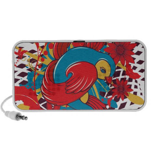 goldfinch beautiful vector art illustration iPhone speaker