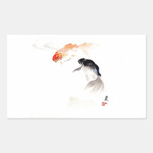 Goldfish Rectangular Sticker