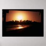 goleta beach sunset, santa barbara ca print